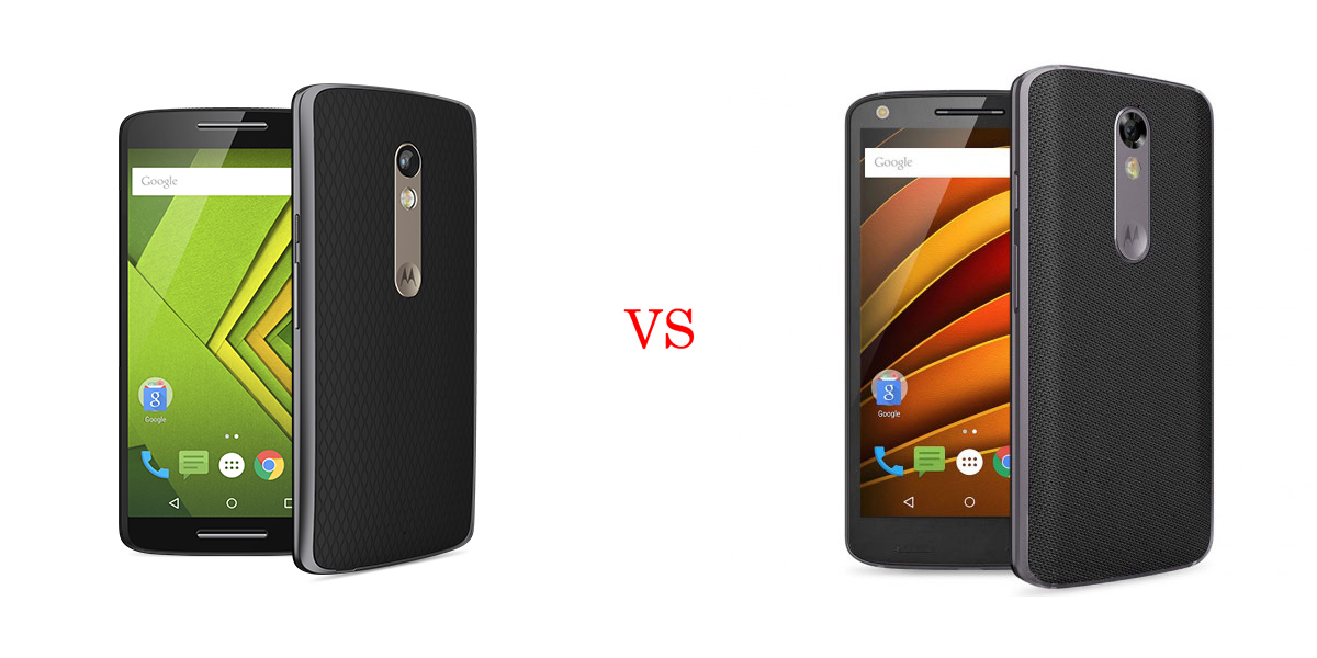 Motorola Moto X Play versus Motorola Moto X Force 1